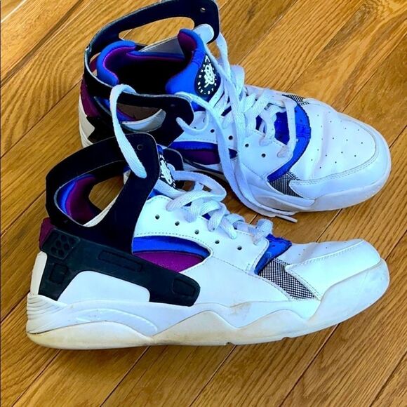Nike Air Flight Huarache PRM QS 686203-100 siz 8.5 - Picture 1 of 10